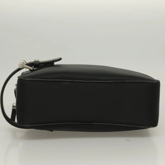 BURBERRY Clutch Bag Nylon Black Silver Auth bs27160 - Picture 5 of 16